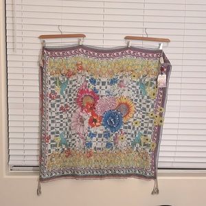 Johnny Was silk scarf